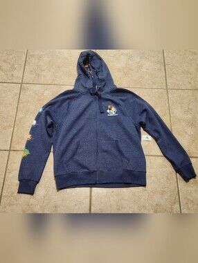 Disney Parks Walt Disney NWT World Full Zip Women Size Large Hoodie
